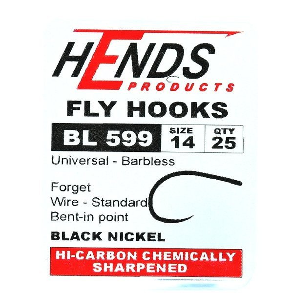 Hends Barbless Hooks BL 599 Universal